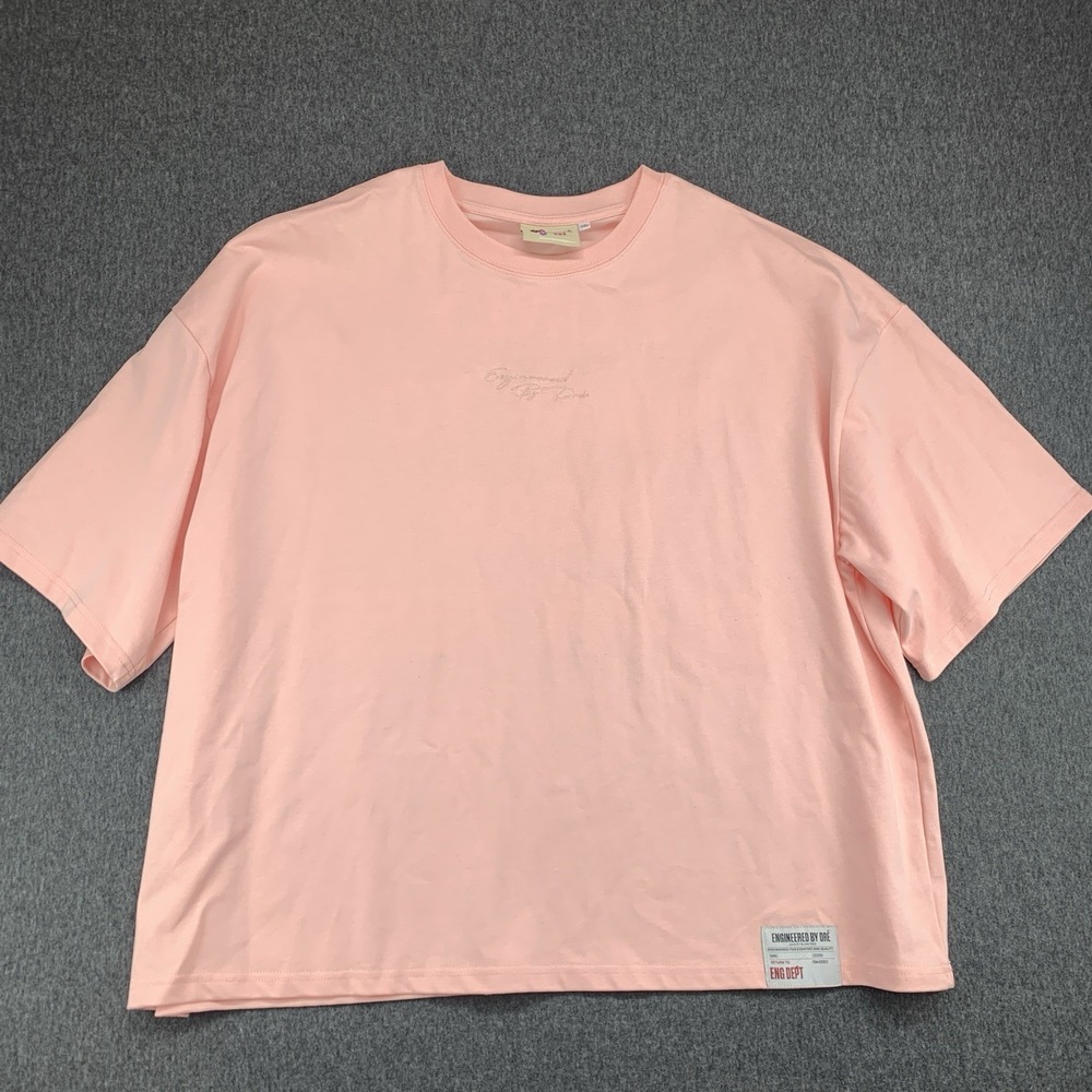 Engineered by Dre  Aint so blank tee pink Boxy tee Slightly Cropped UNISEX 3XL